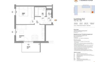 Wohnung mieten in Maria-Gutmann-Gasse 3/42, 1220 Wien, Top: C.42 ● Lumina im hausfeld²² ● Unbefristet ● Termin Online Buchen: Www.hausfeld22.At/Lumina