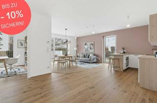 Wohnung kaufen in Färberstraße, 2540 Bad Vöslau, Bis zu -10% Preisnachlass! 4-Zimmer-Traumwohnung mit Süd-West-Ausrichtung | 30 m² Wohnküche | 49 m² Privatterrasse | 2 Bäder | Provisionsfrei