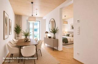 Wohnung mieten in 1020 Wien, Top-Modernes Studio mit großem Balkon im Leopold Quartier - Erstbezug