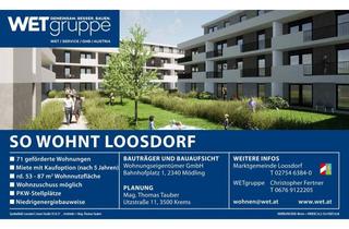 Wohnung mieten in Linzer Straße 57/34, 3382 Loosdorf, geförderte Wohnung | Dachterrasse | 3. OG | Kaufoption