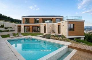 Haus kaufen in 8570 Voitsberg, Traumlage, einzigartiges Architektenhaus mit Pool in Teilrohbau zur Fertigstellung in Voitsberg