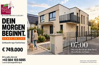 Haus kaufen in 2362 Biedermannsdorf, READY TO LIVE – Sensationeller Preis – noch diesen Herbst im eigenen Haus wohnen!