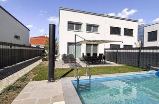 Doppelhaushälfte kaufen in 2604 Theresienfeld, [06862] Moderne Doppelhaushälfte mit Pool: Wohnen, wo andere Urlaub machen