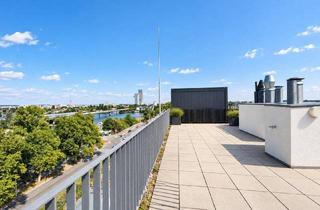 Wohnung mieten in Donau, 1220 Wien, Exklusive Dachgeschosswohnung mit spektakulärem Donau- & Stadtblick