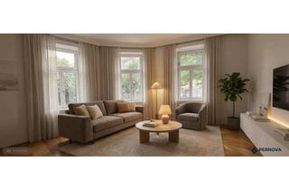 Wohnung kaufen in Hütteldorfer Straße, 1140 Wien, Klassischer Wiener Altbau in Penzing: 127 m² mit Fischgrätparkett, ruhigen Rückzugsräumen und U4-Anbindung