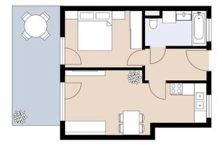 Wohnung mieten in Hochsteingasse 7, 8010 Graz, Moderne Neubauwohnung mit großzügiger Terrasse