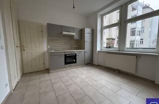 Wohnung mieten in Dreihausgasse, 1150 Wien, Provisionsfrei: Hofseitige 17M² Mini-Garconniere mit Einbauküche - 1150 Wien