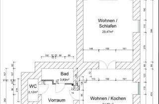 Wohnung mieten in Reitschulgasse 10, 8010 Graz, 2 Zimmer Altbau Wohnung, Zentral, Ruhig und Hell