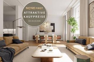 Wohnung kaufen in 1020 Wien, MORE VIENNA – ALTBAUFLAIR IM NEUBAU | 4 ZIMMER MIT 3,10 M RAUMHÖHE