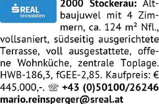 Wohnung kaufen in 2000 Stockerau, 2000 Stockerau: Altbaujuwel