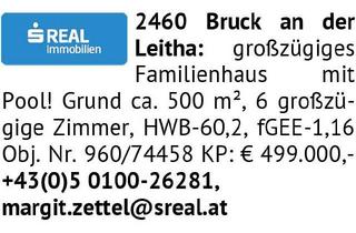 Haus kaufen in 2460 Bruck an der Leitha, 2460 Bruck an der