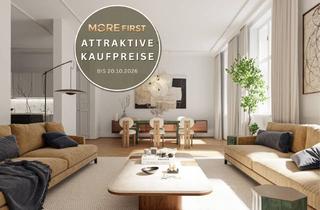 Wohnung kaufen in Kleine Mohrengasse, 1020 Wien, MORE VIENNA – ALTBAUFLAIR IM NEUBAU | 4 ZIMMER MIT 3,10 M RAUMHÖHE