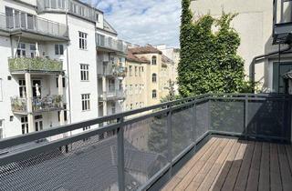 Wohnung kaufen in Rennweg, 1030 Wien, Bestlage nahe Belvedere! Luxuriöse 3-Zimmer-Erstbezug-Dachgeschoss-Wohnung mit zwei Balkonen in historischem Gebäude