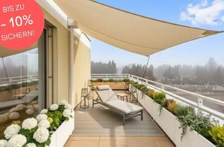 Wohnung kaufen in Färberstraße, 2540 Bad Vöslau, Bis zu -10% Preisnachlass! Wohnen im Dachgeschoß | 4-Zimmer, 2 Bäder, Rundum-Terrasse | Grün- und Bergblick | Provisionsfrei