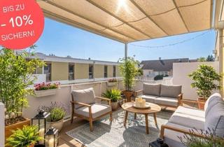 Wohnung kaufen in Färberstraße, 2540 Bad Vöslau, Bis zu -10% Preisnachlass! nach Süden Ausgerichtete 3-Zimmer-Wohnung mit Rundum-Dachterrasse | Weitblick | Provisionsfrei