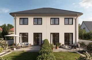 Haus kaufen in 6840 Götzis, Neue Doppelhaus-Hälfte in Ziegelbauweise inkl. Grundstück! EINE HÄLFTE NOCH FREI!
