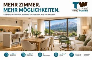 Wohnung kaufen in 6410 Telfs, MEHR ZIMMER. MEHR MÖGLICHKEITEN. 4 Zimmer für Familie, Homeoffice und alles, was noch kommt.