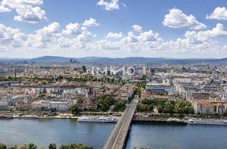 Maisonette mieten in 1220 Wien, Skyline Living in DC2 Tower – South-Facing 1-Bedroom with Private Loggia DC2