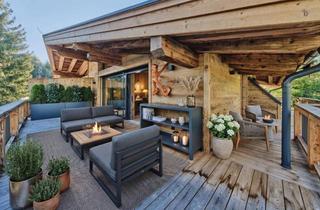 Wohnung kaufen in 6353 Going am Wilden Kaiser, Alpine Luxus-Chalethälfte in ruhiger Naturlage