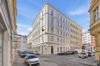Wohnung kaufen in Karmelitermarkt, 1020 Wien, Leopoldstädter Eckhaus | Wohnen, Werkstatt und Lager zwischen Karmeliterviertel und Augarten