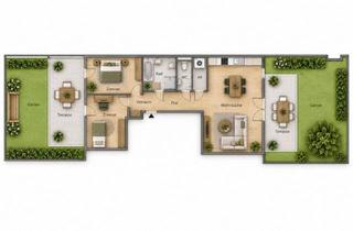 Wohnung kaufen in 1190 Wien, Stilvolle Neubauwohnung mit 2 Gärten in begehrter Lage