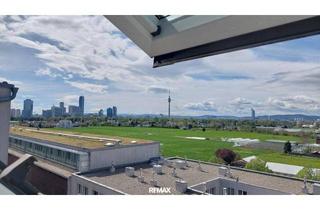 Wohnung kaufen in Dückegasse, 1220 Wien, "Traumausblick! DG-Wohnung mit PP nahe Donauzentrum U1 und Alte Donau!"