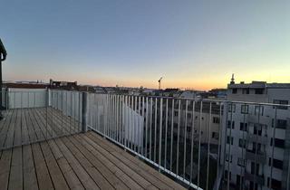 Penthouse mieten in 1050 Wien, Erstbezug: City-Penthouse Dachgeschosswohnung mit 12 m² Balkon und Blick über Wien