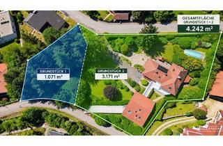 Grundstück zu kaufen in 3001 Mauerbach, BAUGRUNDSTÜCK IN MAUERBACH – 4.242 m² IN RUHIGER HANG- UND GRÜNLAGE MIT ENTWICKLUNGSPOTENZIAL | MIT ALTBESTAND | ZELLMANN IMMOBILIEN