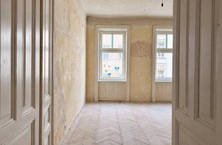 Wohnung kaufen in Göschlgasse, 1030 Wien, Helle 4-Zimmer-Wohnung mit künftigem innenhofseitigem Balkon in Ruhelage nahe dem Belvedere I Sanierungsbedürftig