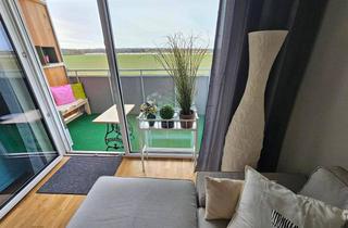 Wohnung mieten in Franz Hinterleitnergasse 35-37, 2201 Gerasdorf, NEUWERTIG: VOLL MÖBLIERTES 2-Zimmer APARTMENT um 890 EUR Monatsmiete am STADTRAND WIENS. In 20min bei UNO-CITY. Mit Balkon und BISAMBERG-Blick!