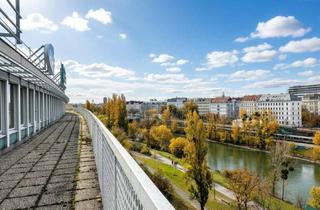 Büro zu mieten in Brigittenauer Lände, 1200 Wien, Terrasse und hervorragende Anbindung | Kantine & Supermarkt sowie Tiefgarage im Haus