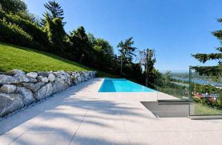 Villen zu kaufen in 3400 Klosterneuburg, TRAUMVILLA in Klosterneuburg - Erstbezug: 5 Zimmer, mehrere Terrassen und Freiflächen, Infinity-Pool