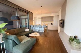 Wohnung mieten in Donau, 1220 Wien, Exklusives Wohnen über der Donau - Voll ausgestattete 2,5-Zimmer-Wohnung in den DANUBEFLATS zur Miete!
