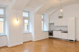 Loft kaufen in Grüngasse, 1050 Wien, 1050 Wien/Unweit Naschmarkt und U4: Loftartiges Altbauflair mit Eigengarten und großem Gewölbekeller