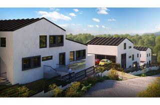 Reihenhaus kaufen in 3430 Chorherrn, Wohnen über den Dingen: Einzigartiges Eckreihenhaus mit starker Architektur und Vollkeller