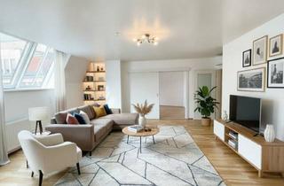 Penthouse mieten in Stephansplatz, Bauernmarkt, 1010 Wien, Unbefristet: Top-Lage Beim Stephansplatz: Moderne, Klimatisierte Dachgeschoßwohnung im Stilvollen Haus / Prime Location Near Stephansplatz: A Modern, Air-Conditioned Penthouse Flat in A Stylish Building