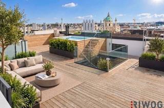 Penthouse kaufen in 1010 Wien, Ring-Penthouse mit Traumblick, Pool und Sauna | 1.Min zur Oper und Kärntnerstr. | 2.Min zum Burggarten