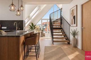 Maisonette kaufen in 1040 Wien, 4-Zimmer-Maisonette-Traumwohnung mit Kamin und Terrassen