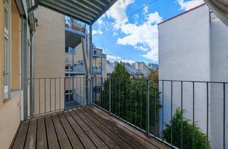 Wohnung kaufen in Quellenplatz, Lauberpark, 1100 Wien, Ruhige 3-Zimmer-Altbauwohnung mit Balkon Beim Quellenplatz
