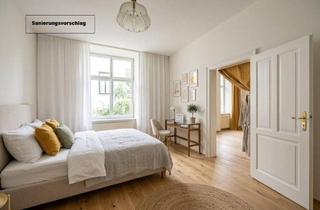 Wohnung kaufen in Hannovermarkt, 1200 Wien, **Hannovermarkt** Renovation Opportunity: 3-Room Period Apartment with Approved Balcony – Airbnb Suitable