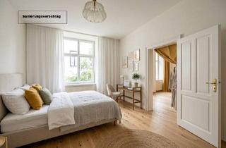 Wohnung kaufen in Hannovermarkt, 1200 Wien, **Hannovermarkt** Renovation Opportunity: 3-Room Period Apartment with Approved Balcony – Airbnb Suitable