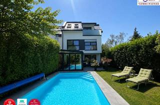 Villen zu kaufen in Am Schöpfwerk, 1120 Wien, Moderne Designvilla mit Pool, Wintergarten, Kamin - Massivbau in Toplage mit perfekter Anbindung an die U6 (550 m) und Badner Bahn (350 m)