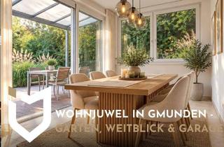 Wohnung kaufen in 4810 Gmunden, "WOHNJUWEL IN GMUNDEN - GARTEN, WEITBLICK & GARAGE"