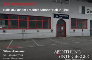 Lager mieten in 6060 Hall in Tirol, Große Industriehalle 850M² in Hall in Tirol - Ideale Gewerbefläche zu Mieten!