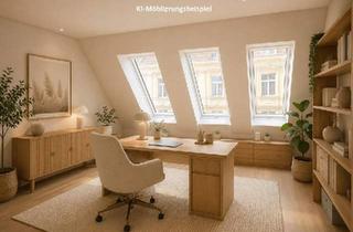 Maisonette kaufen in Kutschkermarkt, 1180 Wien, Erstbezug! Wunderschöne 2-Zimmer Dachgeschosswohnung mit Loggia nähe Kutschkermarkt