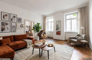 Wohnung kaufen in Diehlgasse 42, 1050 Wien, HOFRUHELAGE mit GRÜNBLICK | Gesamte Etage | 3 sanierungsbedürftige Einheiten | Ideale Familienwohnung | 3x Balkon-Option (ges. ca. 26 m² baubewilligt) | Nähe Einsiedlerpark, U4, künftig U2