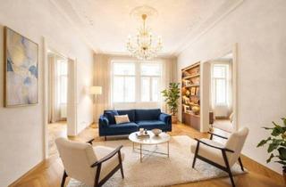 Wohnung mieten in 1010 Wien, UNBEFRISTET: Klimatisierte, traumhafte Altbauwohnung mit Stuck in prominenter Lage / UNLIMITED: Air-conditioned, gorgeous apartment in a historic building in a prime location