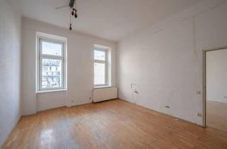 Wohnung kaufen in 1200 Wien, ++NEU++ 3-Zimmer-Altbau mit 11 m² Balkon nahe U-Bahn – zum Renovieren