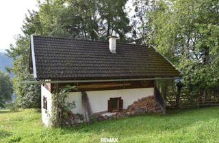 Haus kaufen in 9861 Eisentratten, Gemütliche Berghütte mit Nebengebäude am Sonnberg bei Eisentratten mit m² 16.516 arrondierter landwirtschaftlicher Fläche, 3 Zimmer, urige kleine Terrasse, 4 Stellplätze, 290.000 €