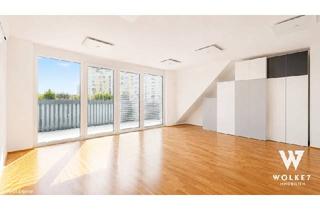 Wohnung kaufen in Kagraner Platz, 1220 Wien, 2-Zimmer-Dachgeschoßwohnung mit ca. 9 m² Dachterrasse I Klimaanlage & Fußbodenheizung I Nahe U1 Kagraner Platz